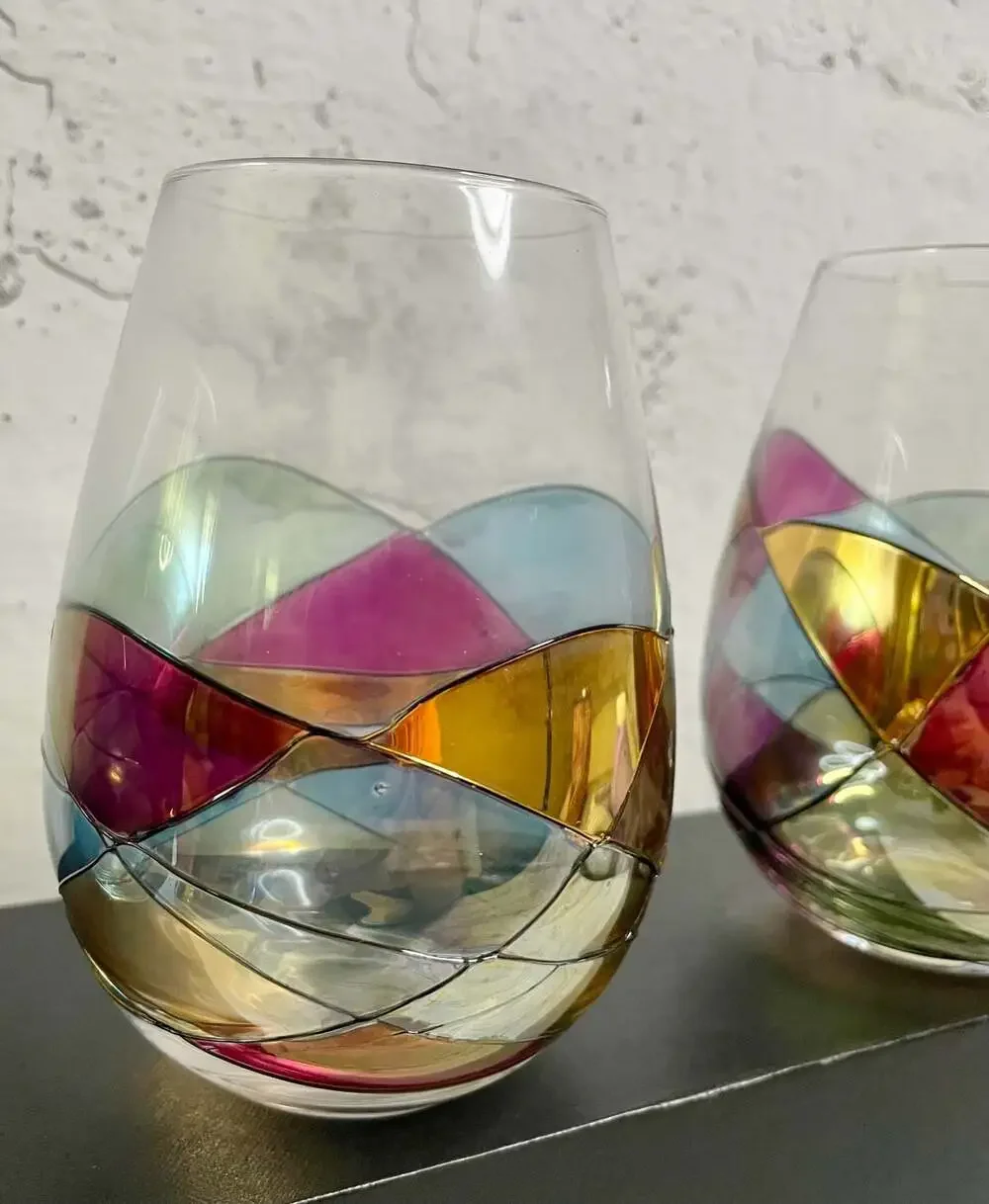 Cornet Barcelona set stemless